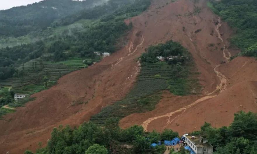 china landslide