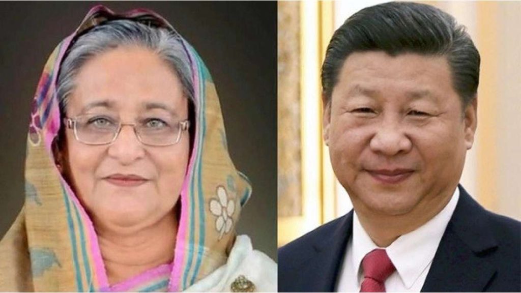 xi jinping sheikh hasina