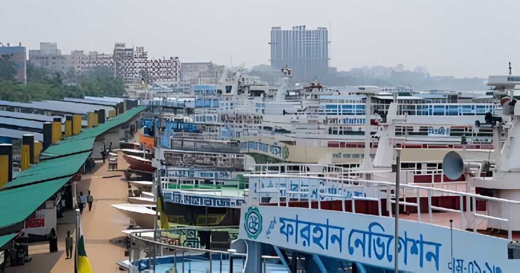 sadarghat launch terminal road