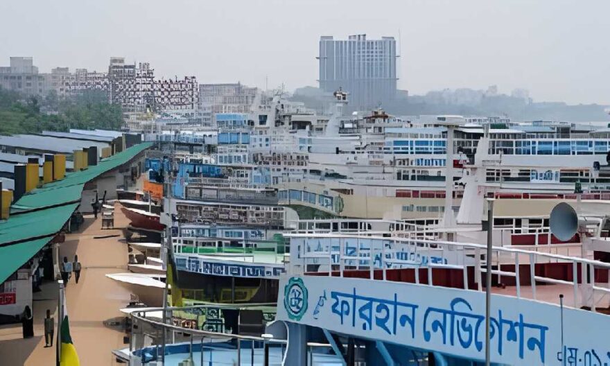 sadarghat launch terminal road