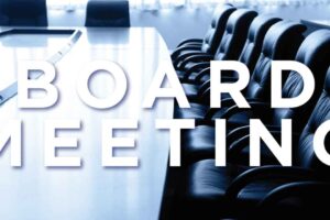 board meeting